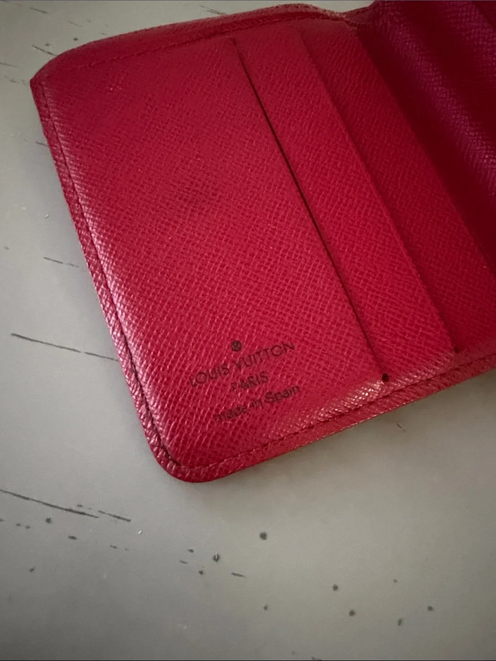 Louis Vuitton Brown Monogram Wallet with Red Cherry Print - Picture 3 of 5